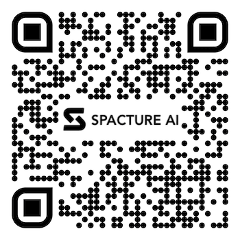 QR code featuring 'Specture AI' directing users to download the app from the App Store and Google Play Store.